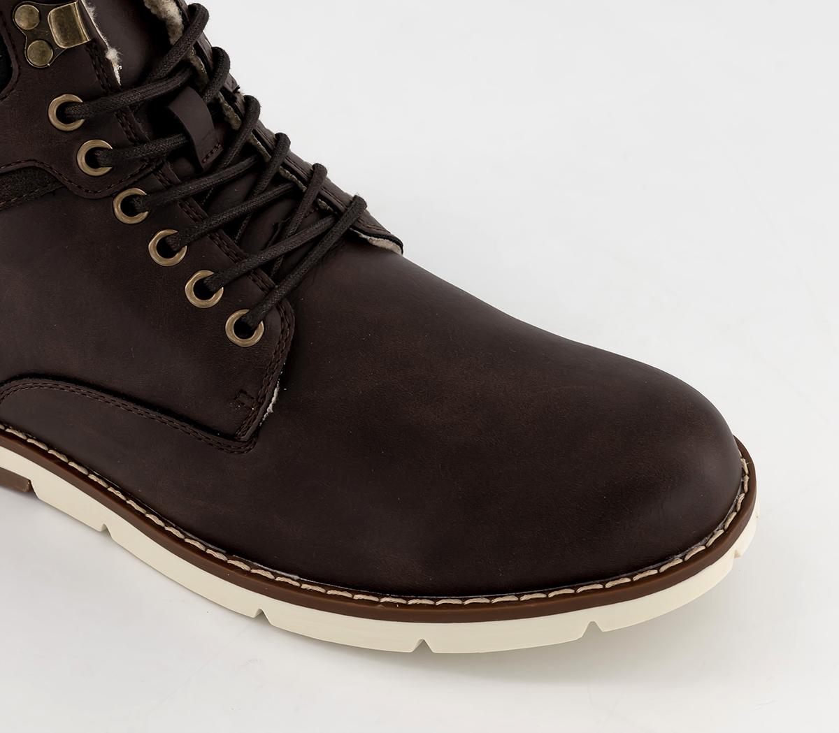 OFFICEBrookwood Borg Linned Hybrid Boots OFFICEBrookwood Borg Linned Hybrid BootsBrown