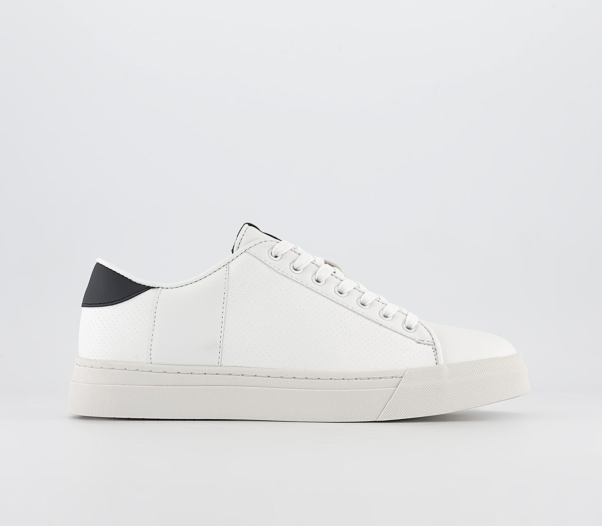 OFFICECamber Back Tab Colour Block SneakersWhite