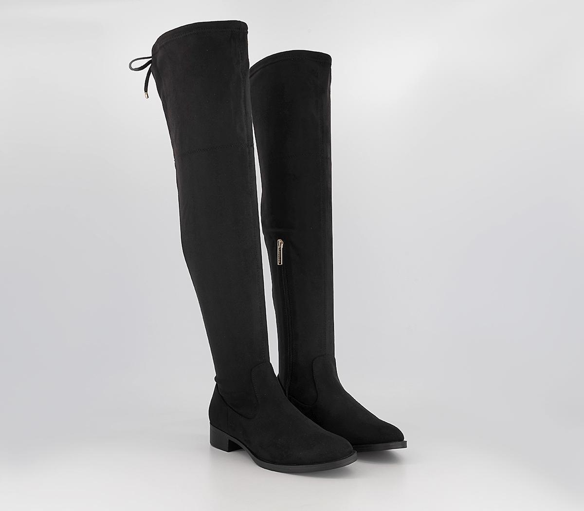 OFFICEKai Stretch Over The Knee Boots OFFICEKai Stretch Over The Knee BootsBlack