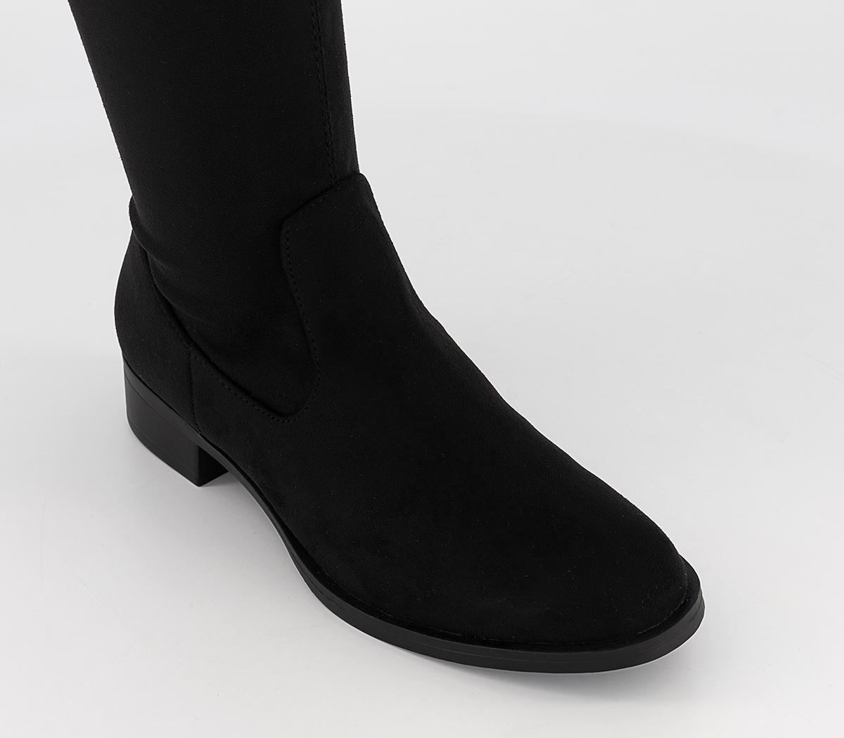 OFFICEKai Stretch Over The Knee Boots OFFICEKai Stretch Over The Knee BootsBlack