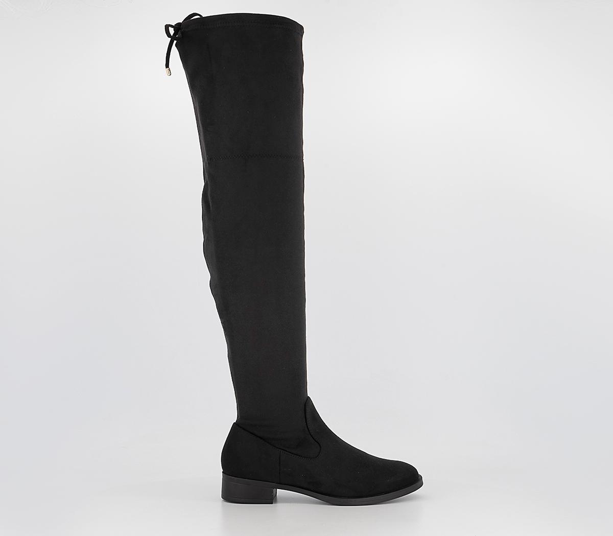 Black thigh best sale high boots target