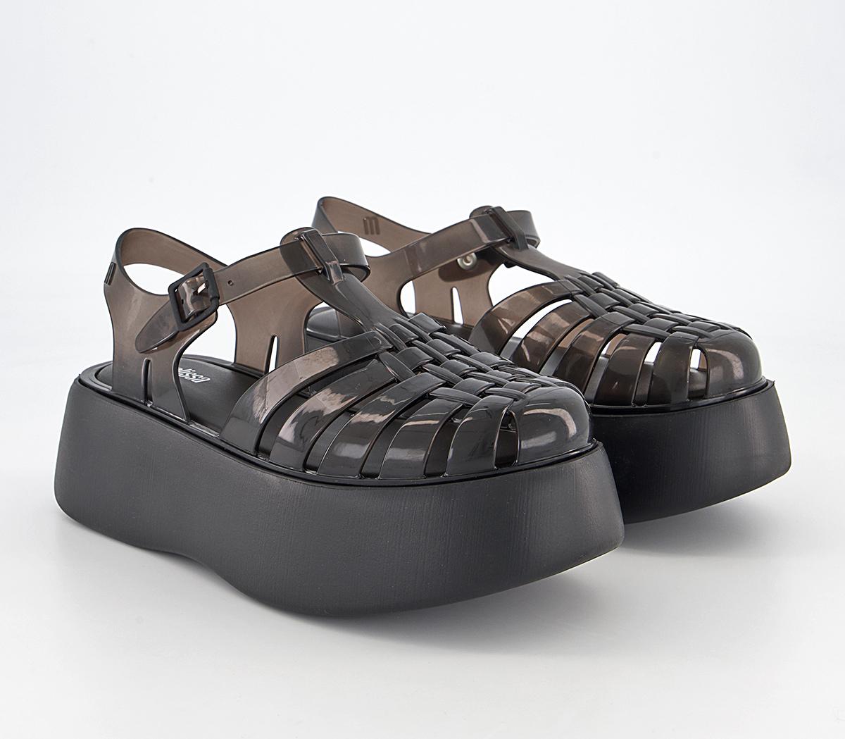 Melissa Melissa Possession Plato Sandals Black - Jelly Shoes