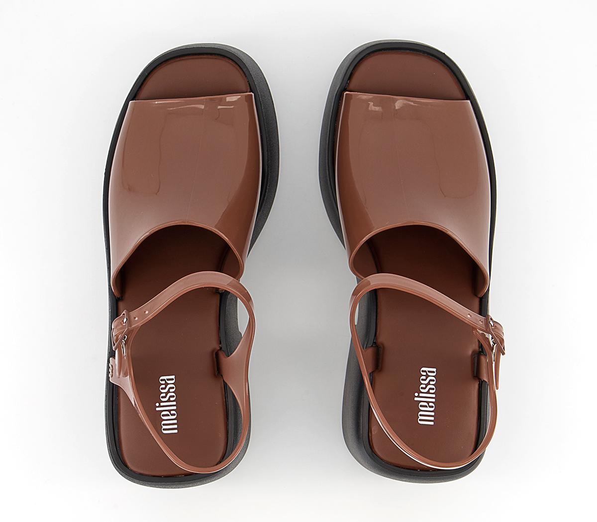 Melissa Melissa Pose Platform Sandals Melissa Melissa Pose Platform Sandals Chocolate Contrast