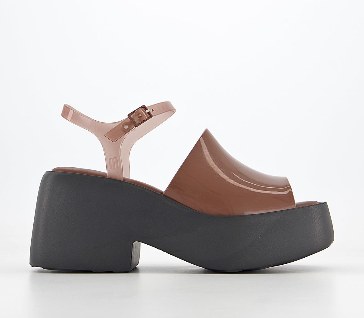 MelissaMelissa Pose Platform Sandals MelissaMelissa Pose Platform SandalsChocolate Contrast