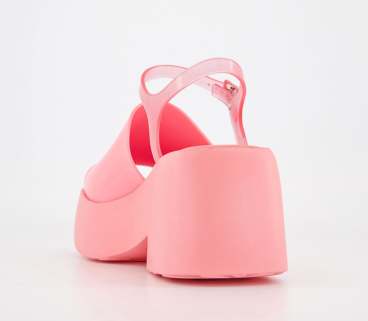 MelissaMelissa Pose Platform SandalsPink Trans
