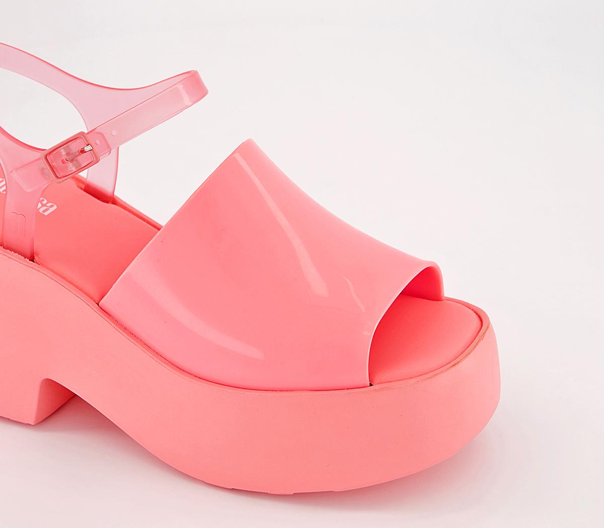 MelissaMelissa Pose Platform Sandals MelissaMelissa Pose Platform SandalsPink Trans