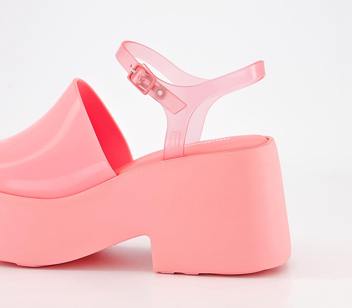 MelissaMelissa Pose Platform Sandals MelissaMelissa Pose Platform SandalsPink Trans