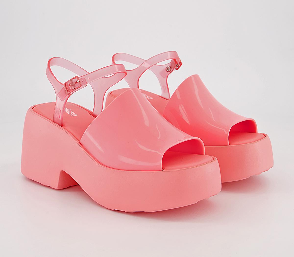 MelissaMelissa Pose Platform Sandals MelissaMelissa Pose Platform SandalsPink Trans