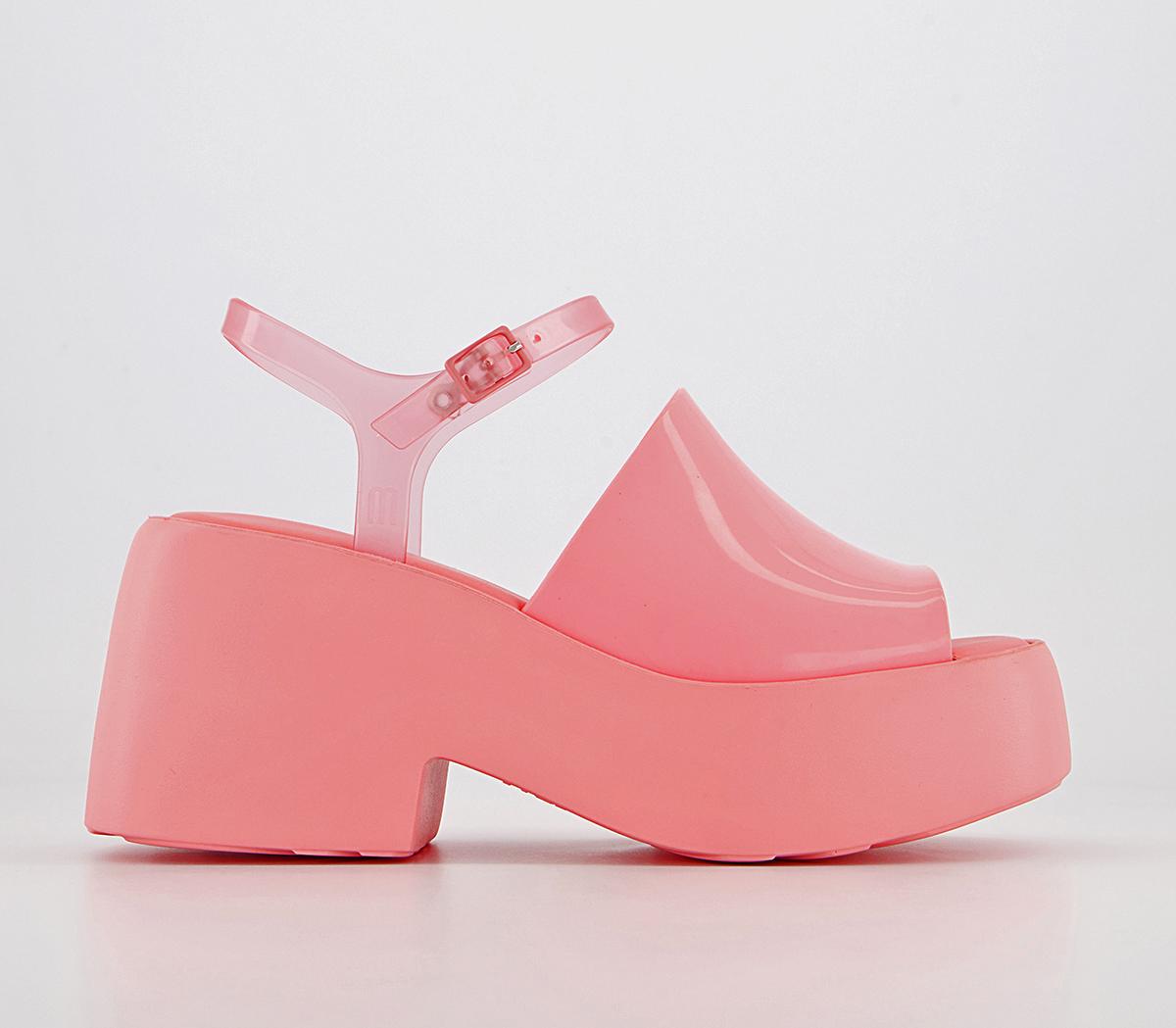 MelissaMelissa Pose Platform Sandals MelissaMelissa Pose Platform SandalsPink Trans