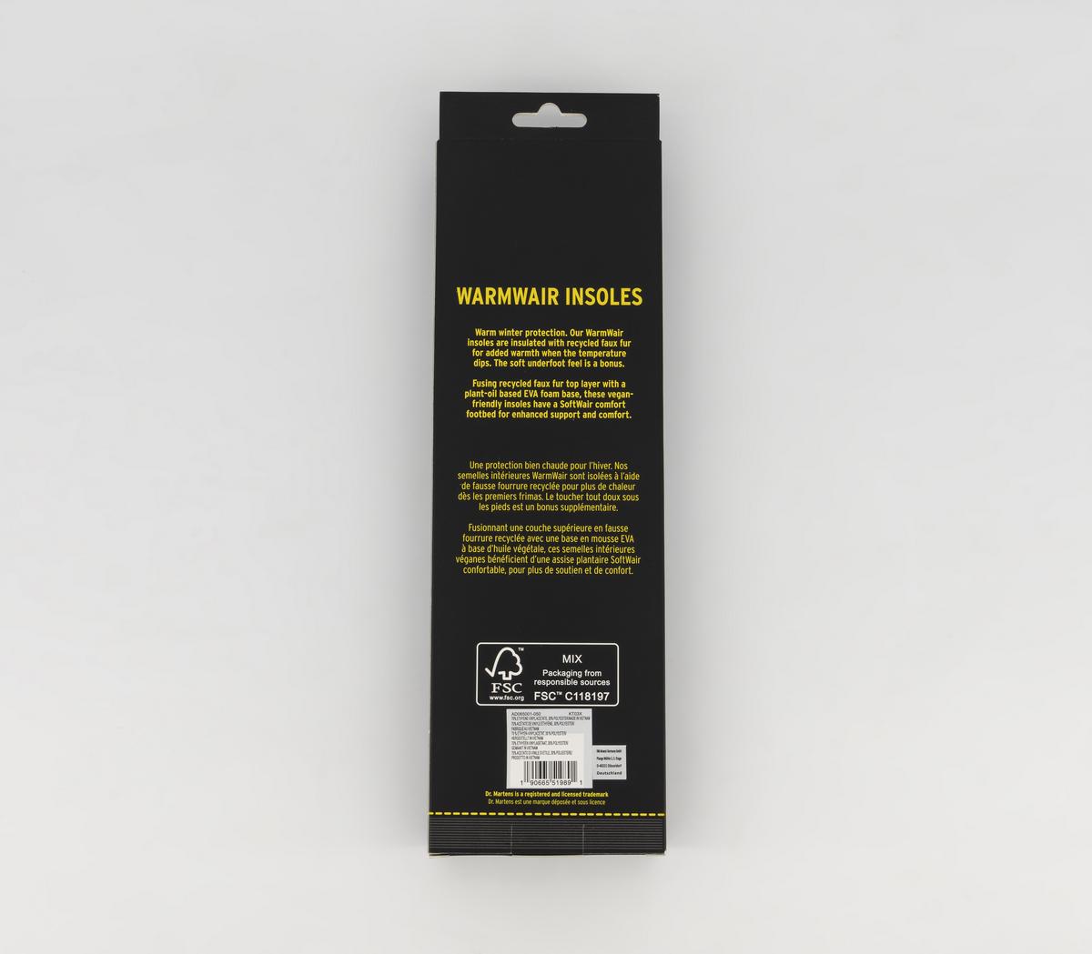 Dr. Martens Warmwair Faux Fur Lined Insoles Dr. Martens Warmwair Faux Fur Lined Insoles Black