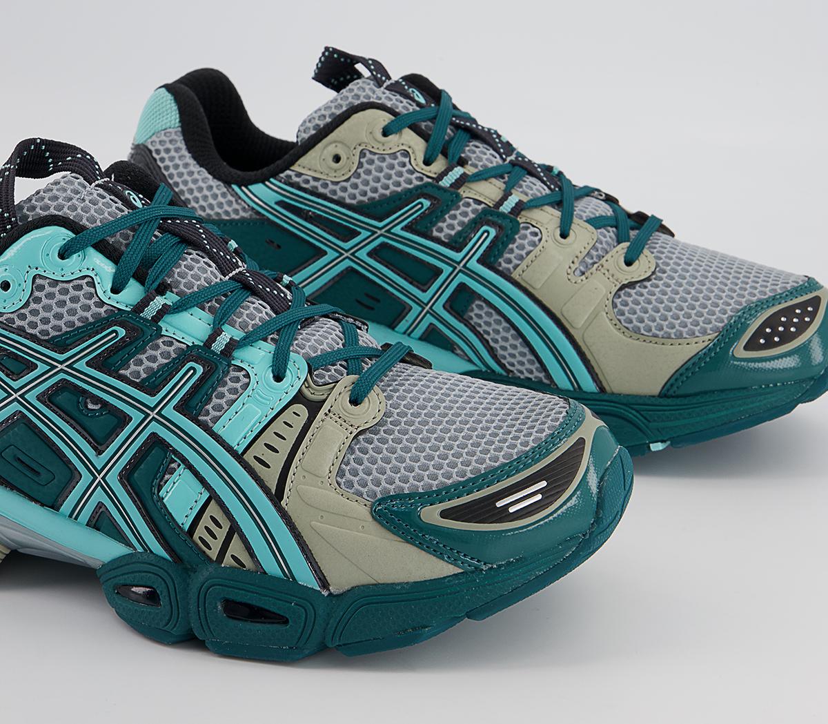 Asics UB3-s Gel-nimbus 9 Trainers Asics UB3-s Gel-nimbus 9 Trainers Kiko Pure Silver Aruba Blue
