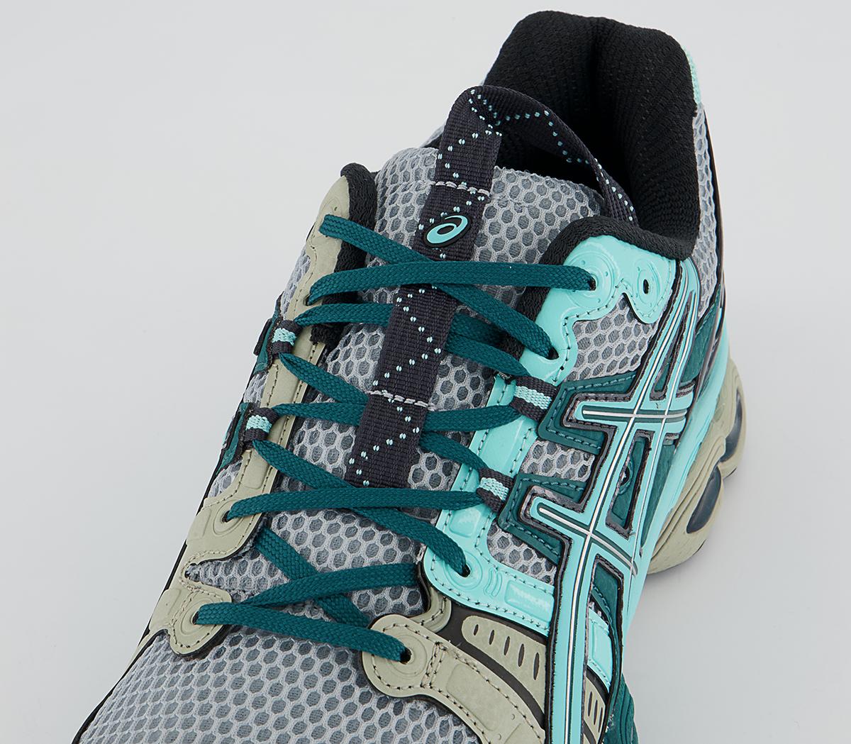 Asics UB3-s Gel-nimbus 9 Trainers Asics UB3-s Gel-nimbus 9 Trainers Kiko Pure Silver Aruba Blue