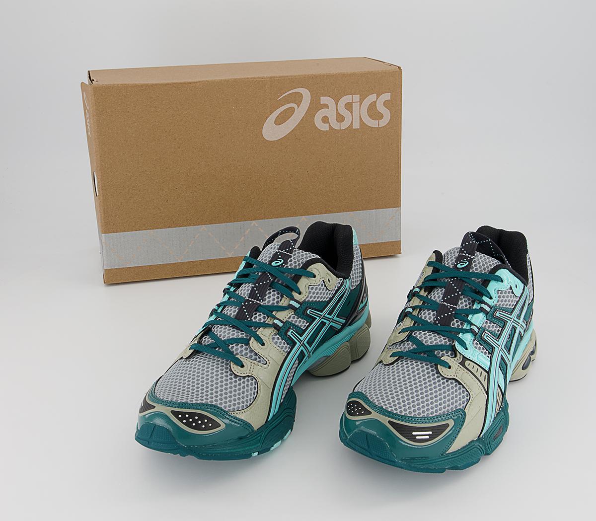 Asics UB3-s Gel-nimbus 9 Trainers Asics UB3-s Gel-nimbus 9 Trainers Kiko Pure Silver Aruba Blue
