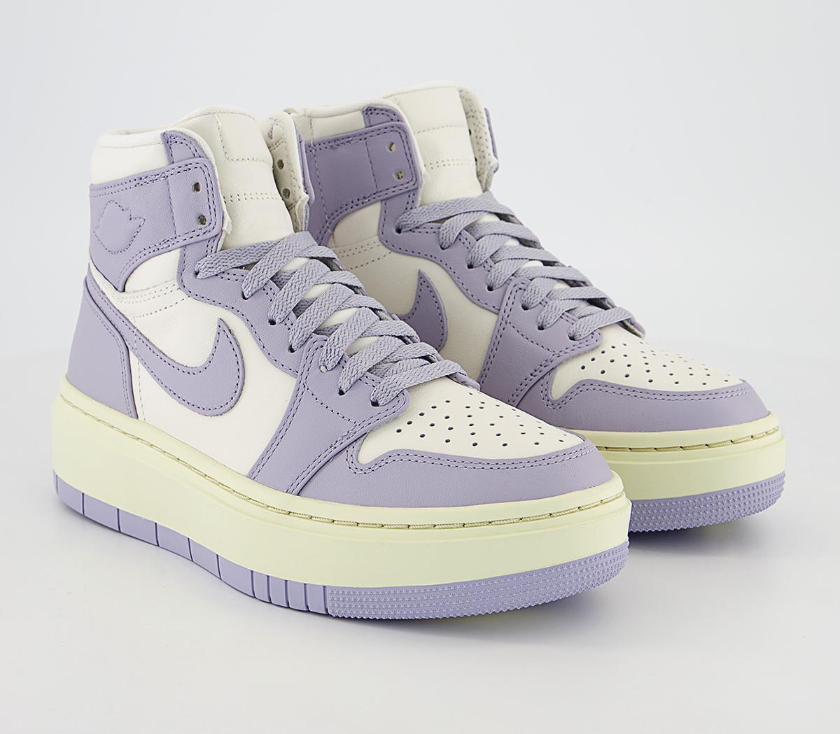 Jordan Air Jordan 1 Elevate Mid Trainers Jordan Air Jordan 1 Elevate Mid Trainers Sail Titanium Coconut Milk