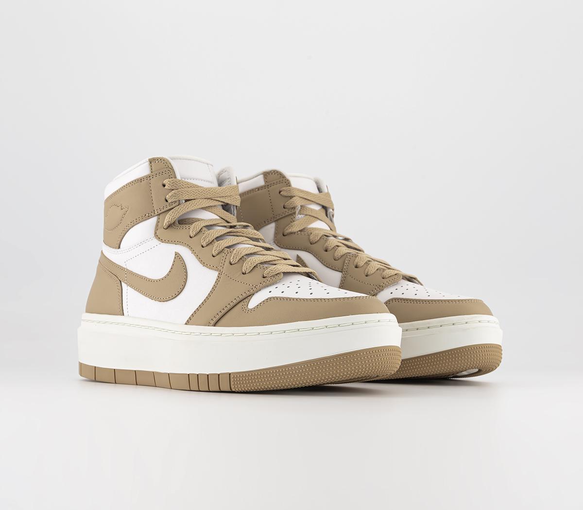 JordanAir Jordan 1 Elevate Mid TrainersWhite Desert Sail