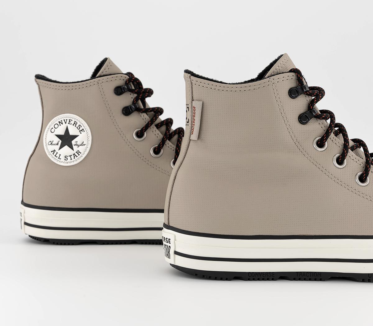 ConverseChuck Taylor All Star Winter Trainers Papyrus Egret Black