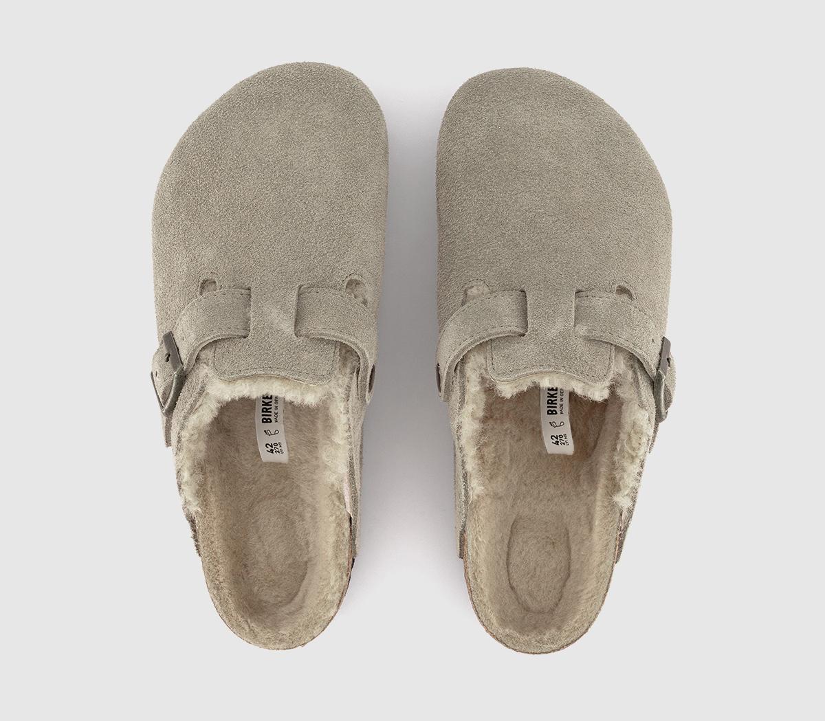 BIRKENSTOCK Boston Shearling Clogs M BIRKENSTOCK Boston Shearling Clogs M Taupe