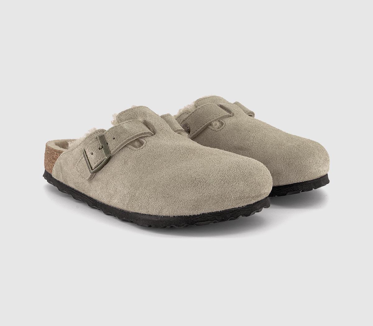 BIRKENSTOCK Boston Shearling Clogs M BIRKENSTOCK Boston Shearling Clogs M Taupe