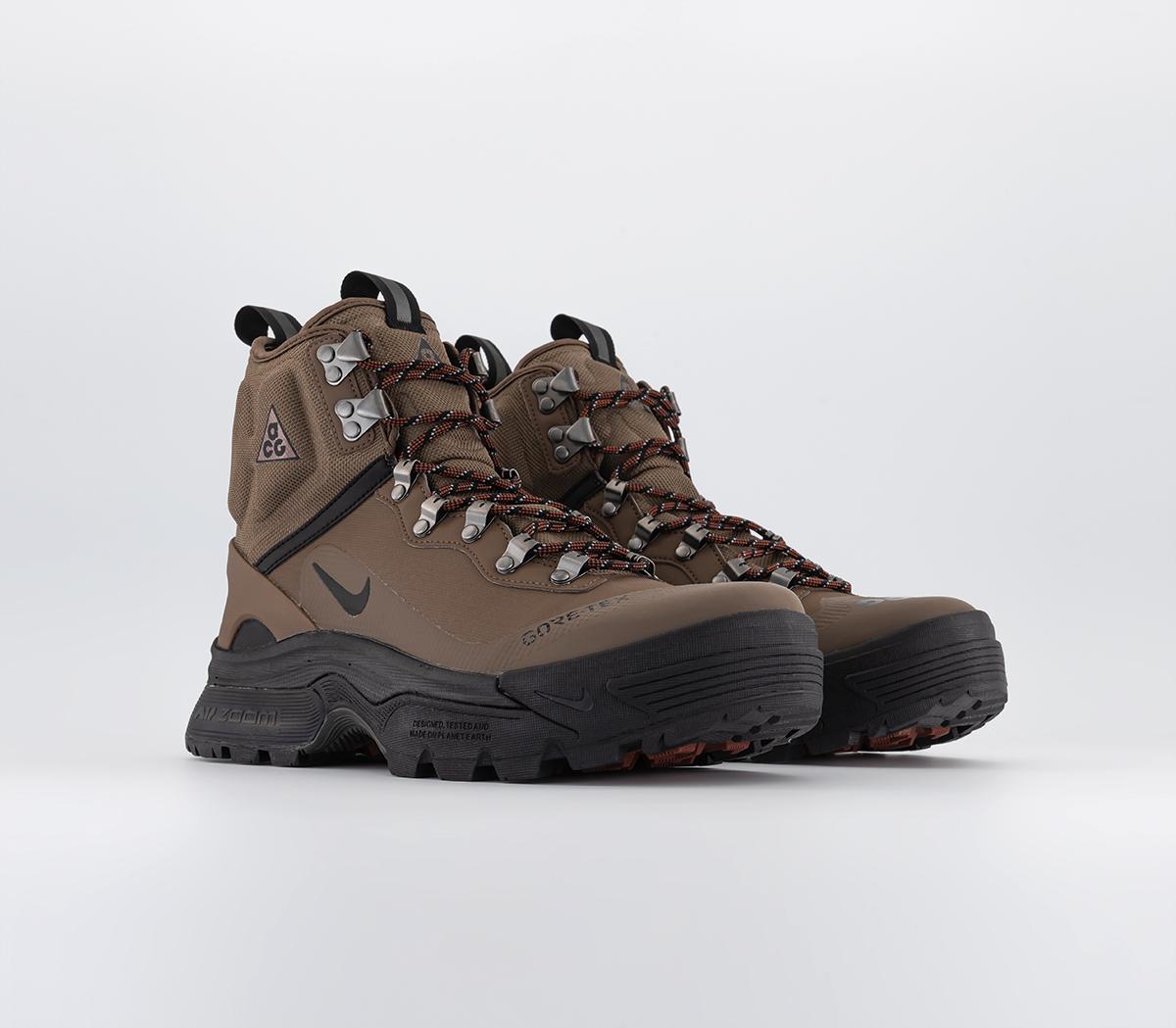 Nike ACG Zoom Gaidome Gore-tex Boots Trails End Black Brown - Nike ACG
