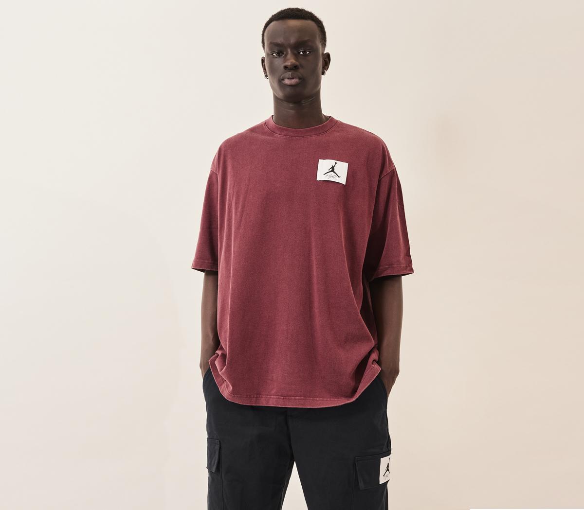 Jordan Oversized Tshirt Cherrywood Red Clothing & Accessories
