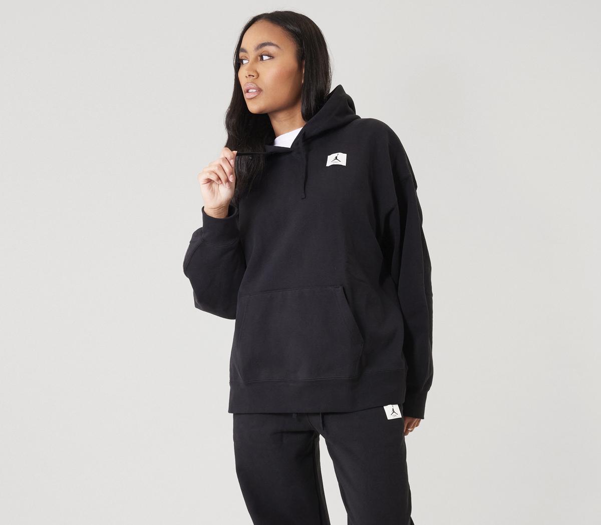 Jordan Womens Fleece Hoodie Black - Accessories