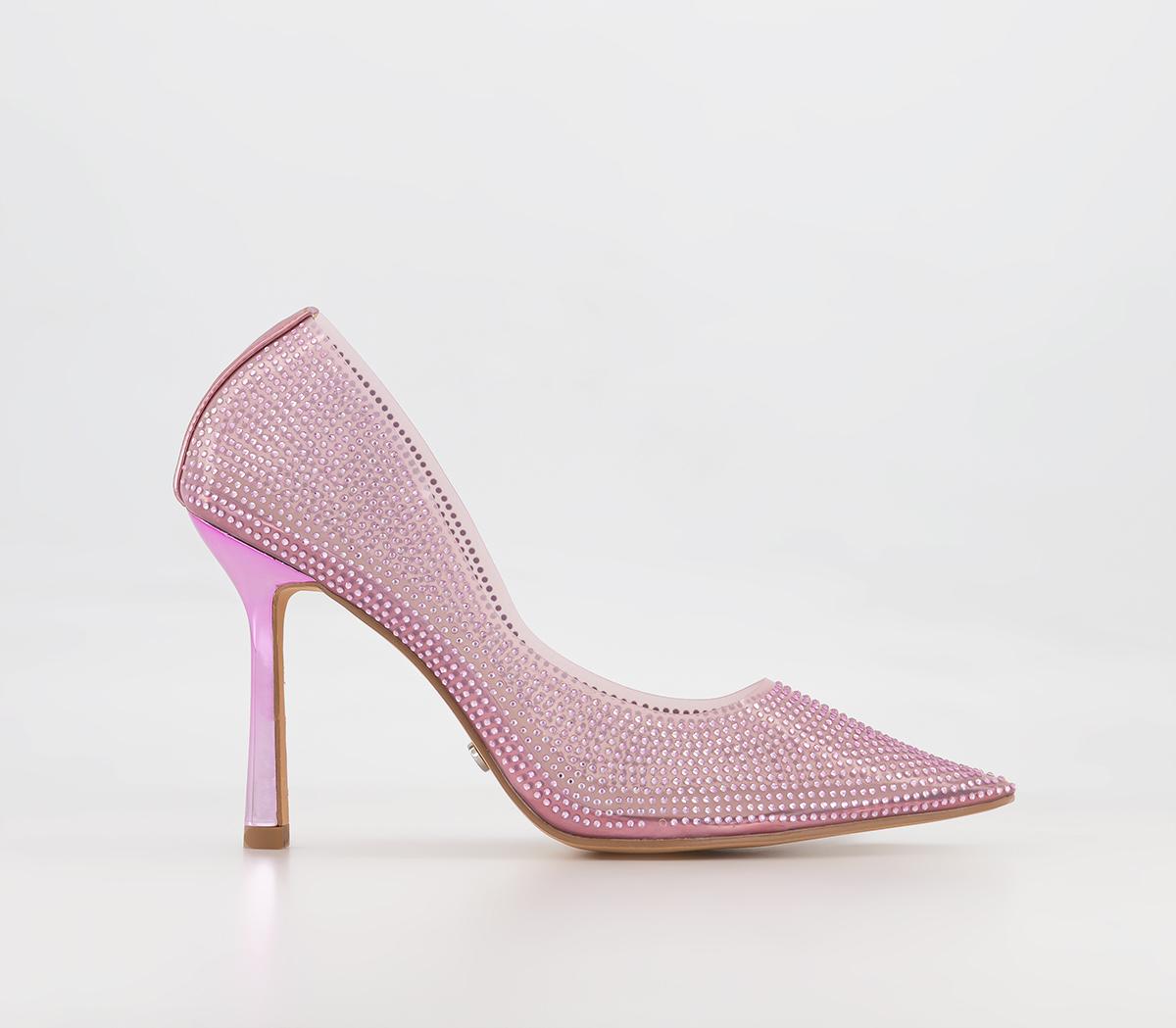 OFFICEHalsey Embellished Vinyl CourtsPink Embellished