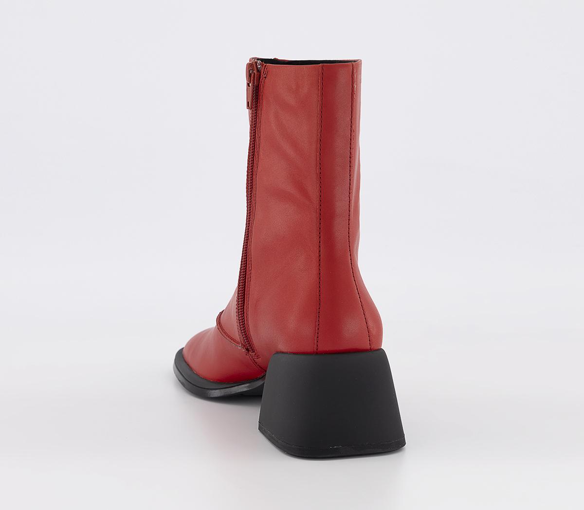 Vagabond Shoemakers Ansie Ankle Boots Red Women's Ankle Boots