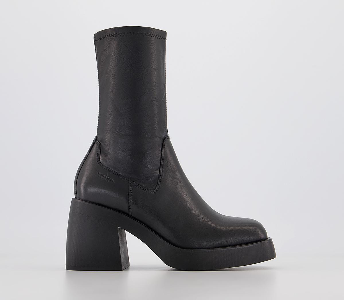 Vagabond Shoemakers Brooke Mid Boots Black - Women's Ankle Boots