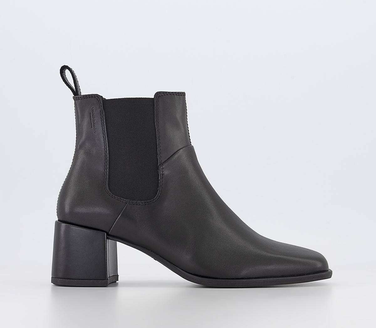 Vagabond Shoemakers Stina Chelsea Boots Black - Women's Ankle Boots