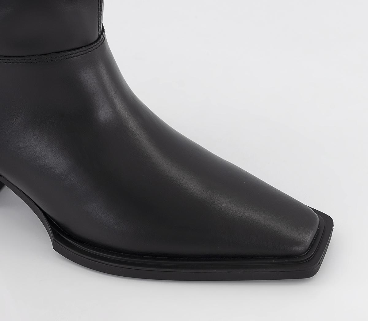 Vagabond Shoemakers Alina Western Boots Black - Back In Stock
