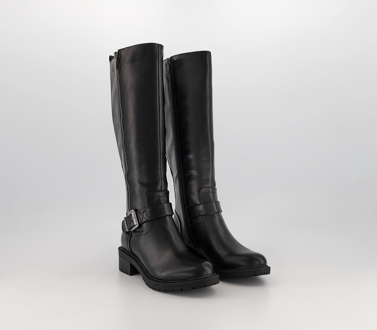 OFFICEKhloe High Leg Rider BootsBlack