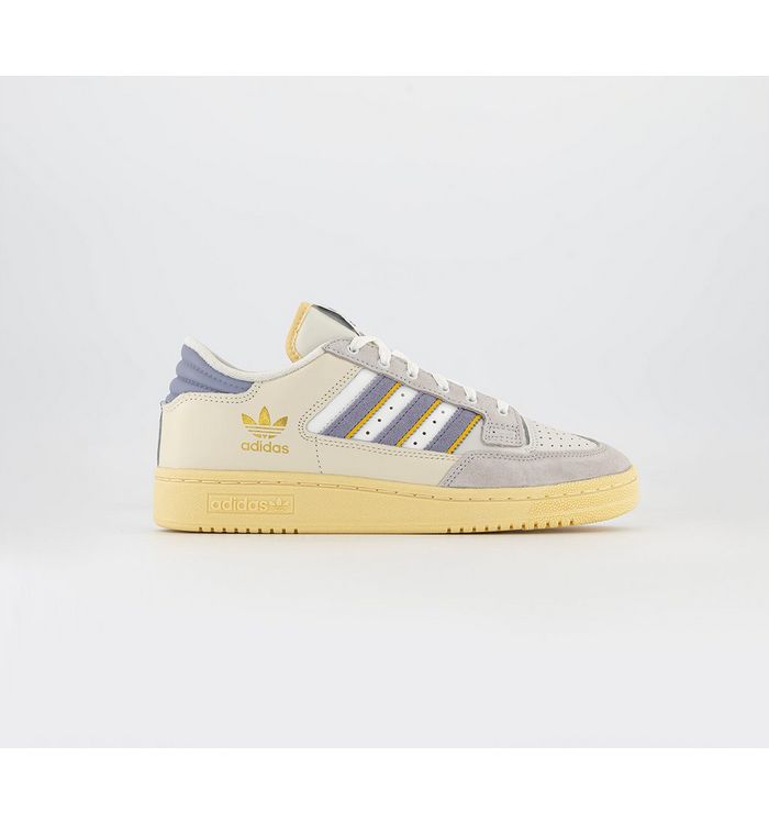 Adidas Centennial 85 Lo Trainers Crystal White Silver Suede