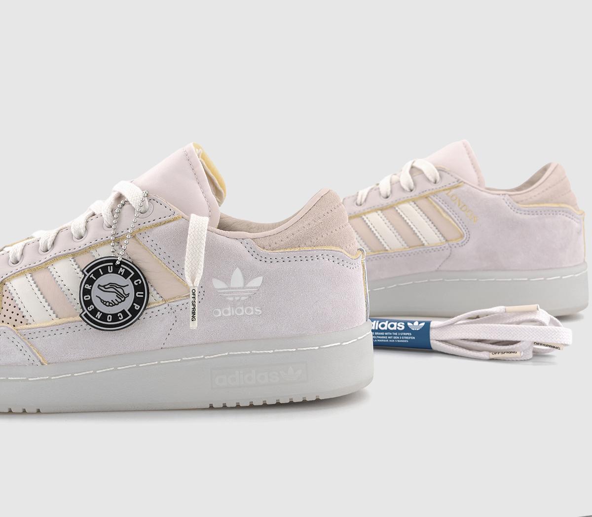 adidasCentennial 85 Lo TrainersOff White Off White Easy Yellow  Offspring