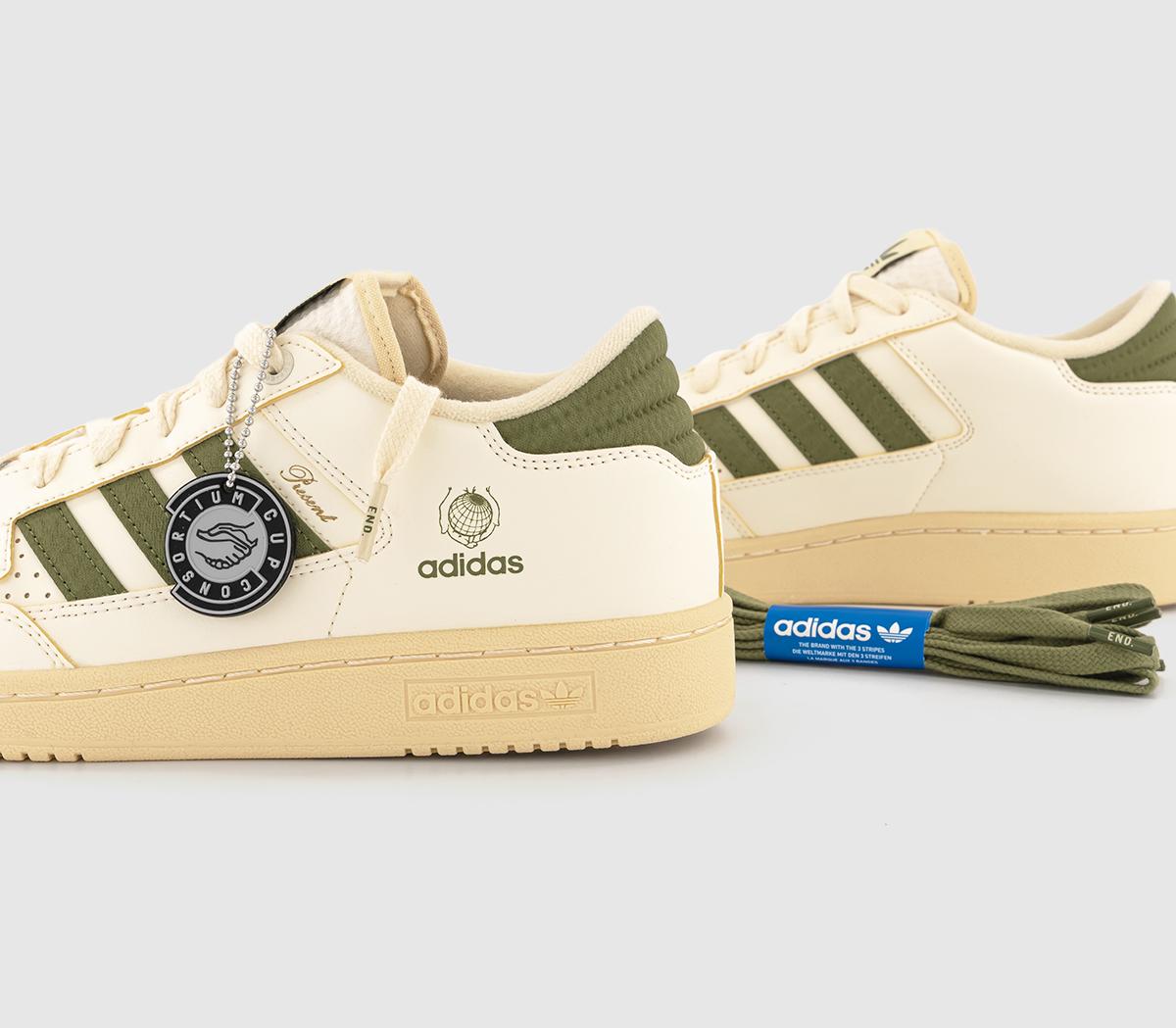 adidasCentennial 85 Lo TrainersCream White Gum Cream White  End