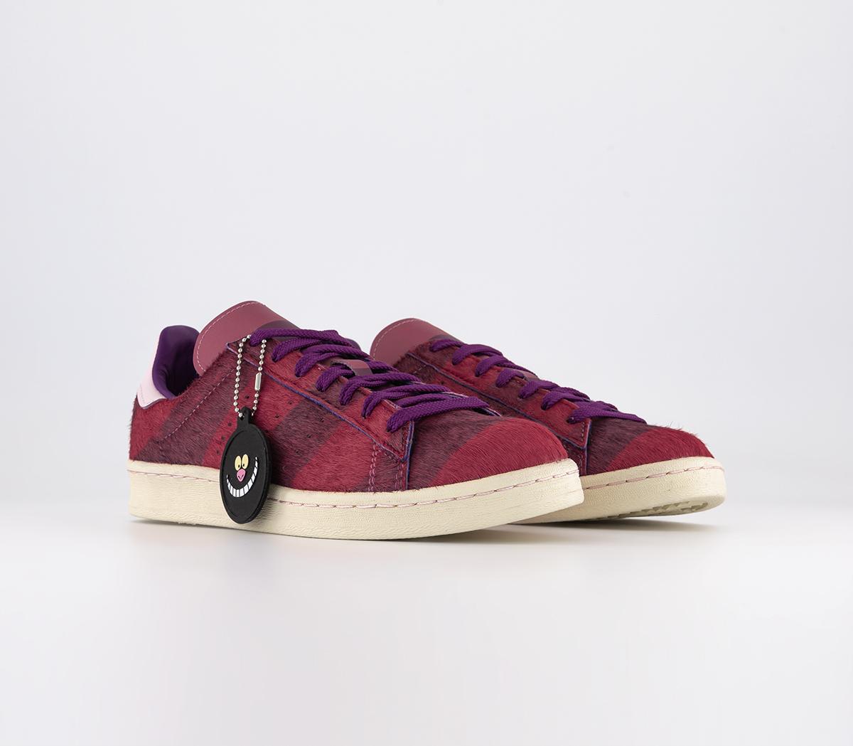 adidasCampus 80s Cheshire Cat Trainers Semi Solar Pink Glory Purple Cream White