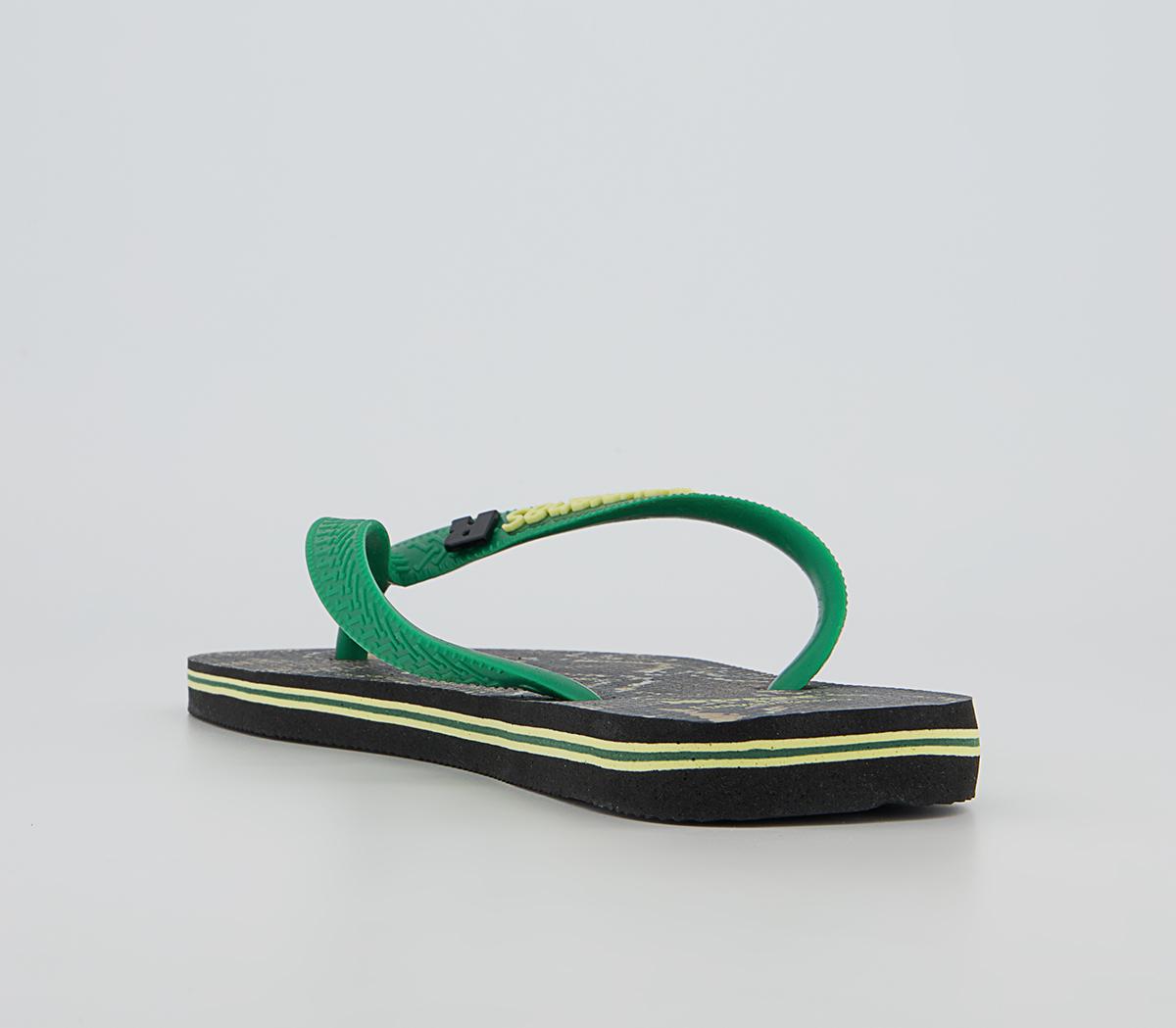 Havaianas Top Rotate Flip Flops Havaianas Top Rotate Flip Flops Black Animal Print