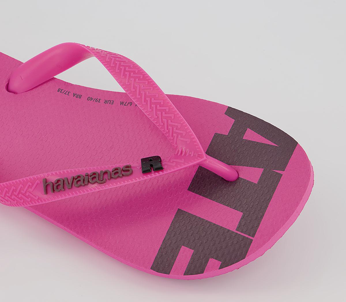 Havaianas Top Rotate Flip Flops Havaianas Top Rotate Flip Flops Pink Flux