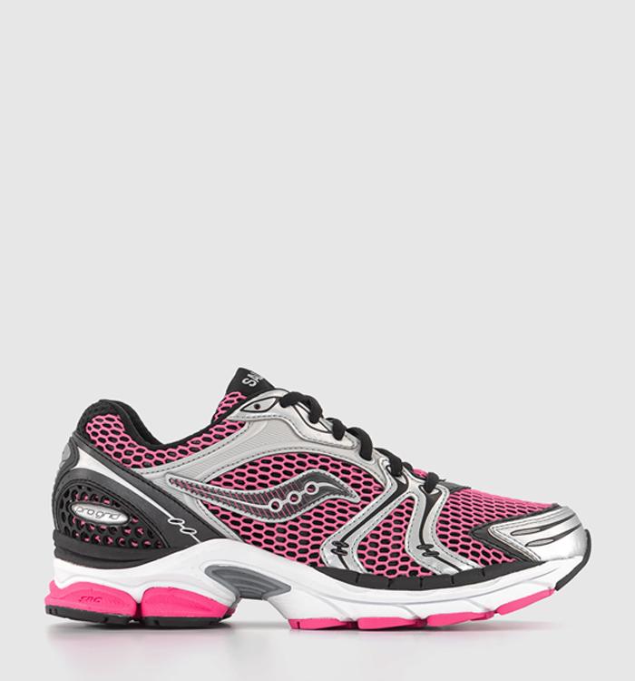 Saucony Progrid Triumph 4 Trainers Pink Silver