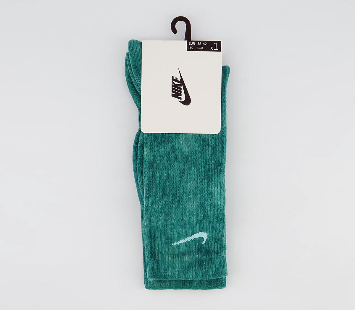 Nike Everyday Plus Socks 1 Pair Nike Everyday Plus Socks 1 Pair Mystic Green Dusty Sage White