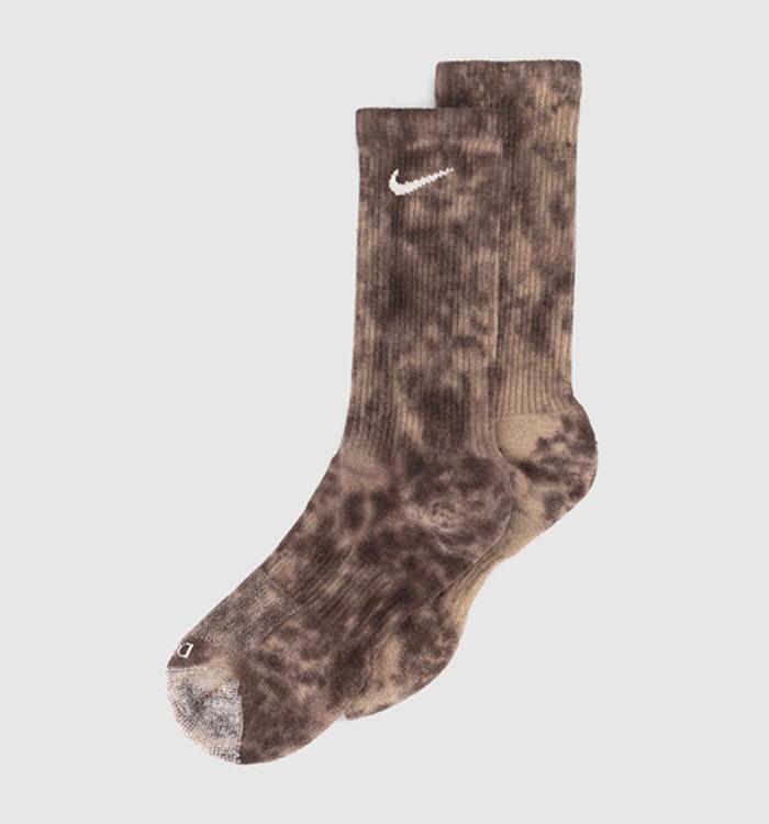 Nike Everyday Plus Socks 1 Pair Khaki Baroque Brown Light Bone