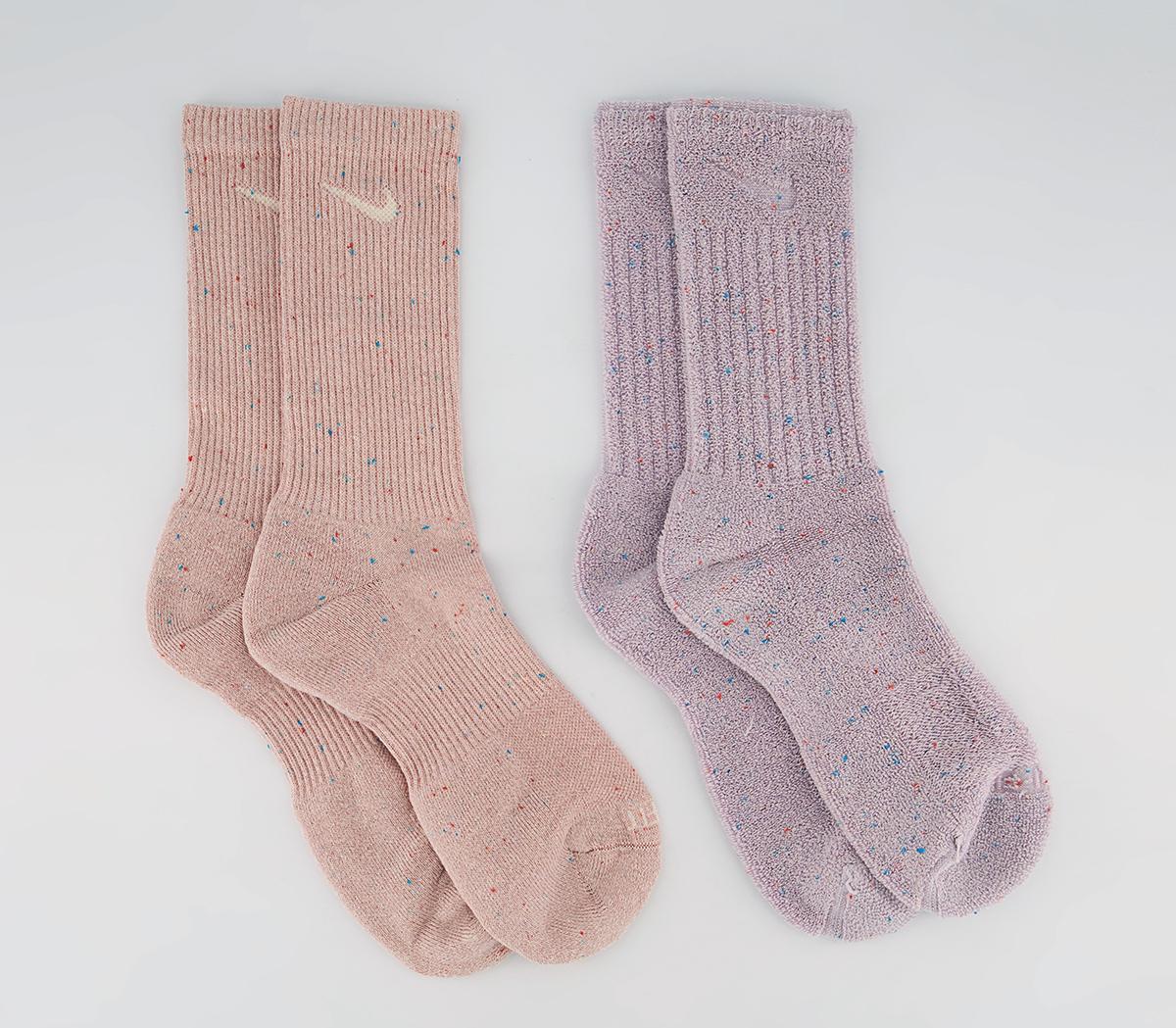 NikeEveryday Plus Socks 2 PairsMulti Pink Multi
