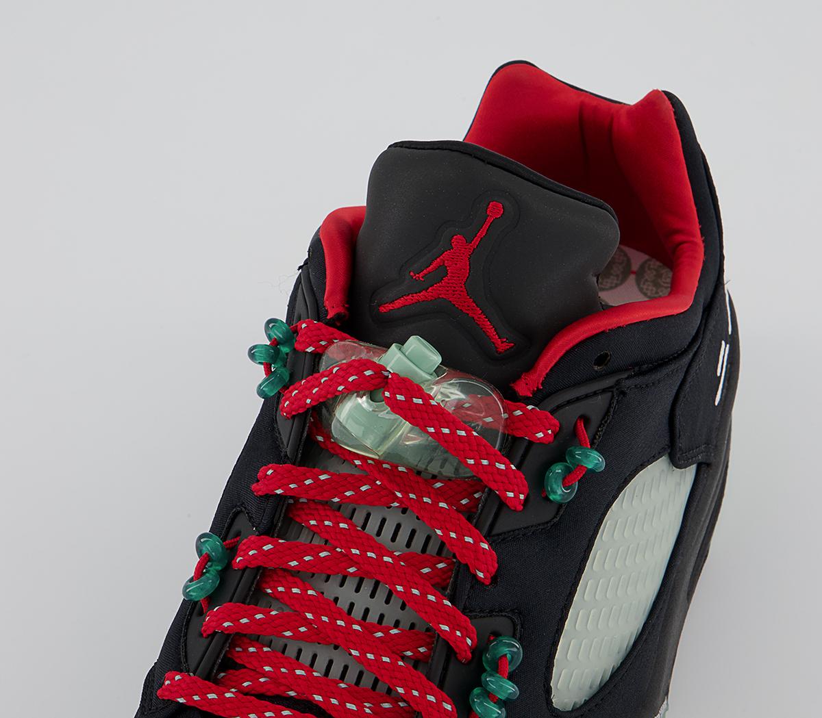 Jordan Jordan 5 Low Trainers Jordan Jordan 5 Low Trainers Clot Black Jade Fire Red