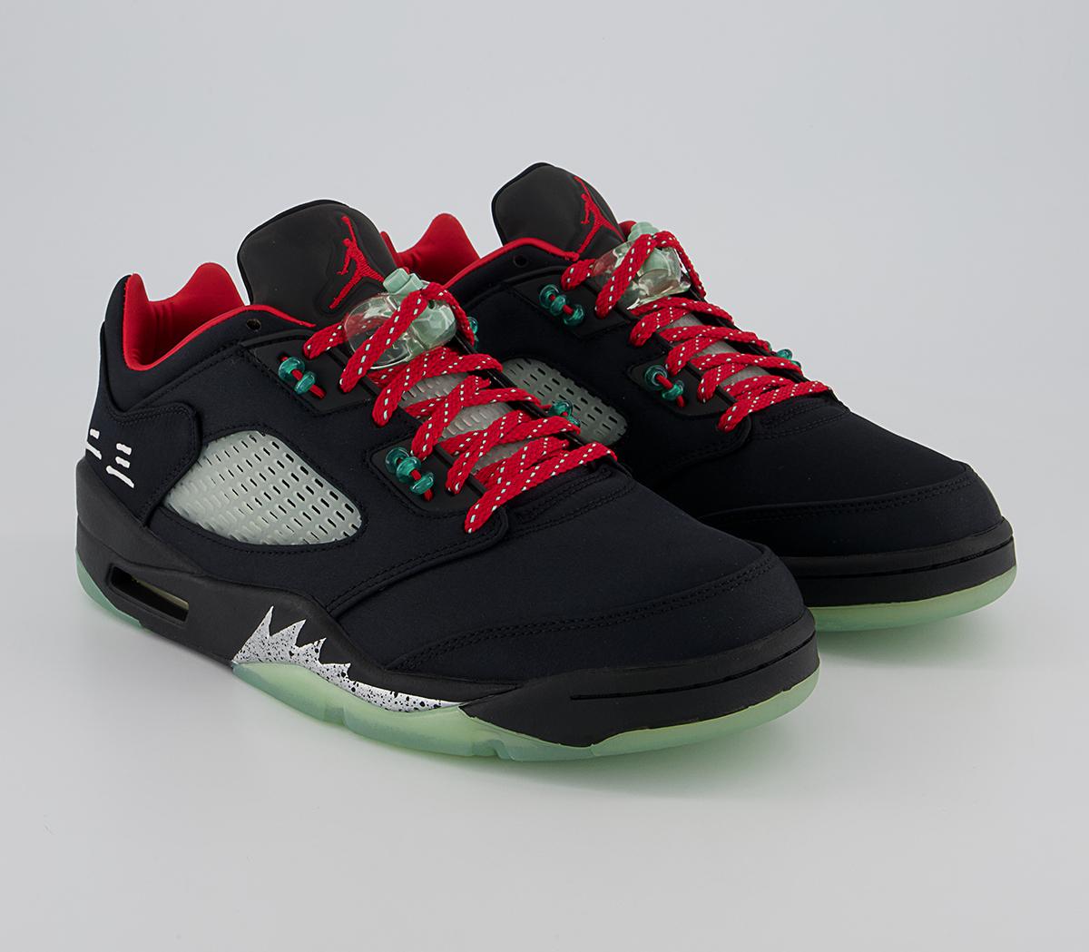 Jordan Jordan 5 Low Trainers Jordan Jordan 5 Low Trainers Clot Black Jade Fire Red