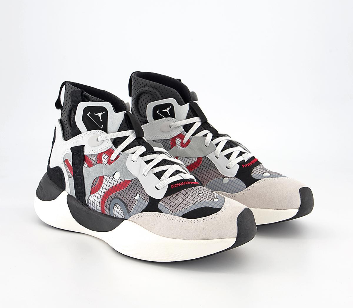 Jordan Jordan Delta 3 Trainers Jordan Jordan Delta 3 Trainers Sail Black University Red Grey Haze