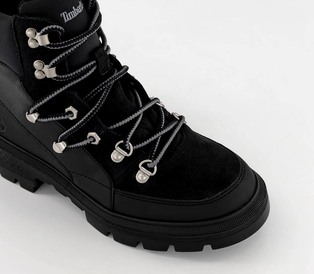 Timberland Cortina Valley Hiker Boots Black Women's Ankle Boots
