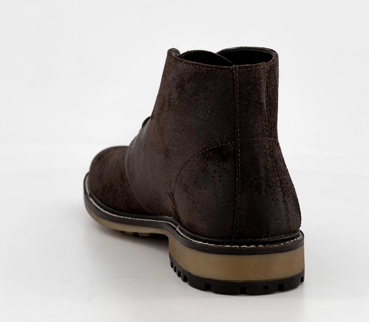 OFFICEBlackburn Waxed Casual Chukka Boots OFFICEBlackburn Waxed Casual Chukka BootsBrown Suede