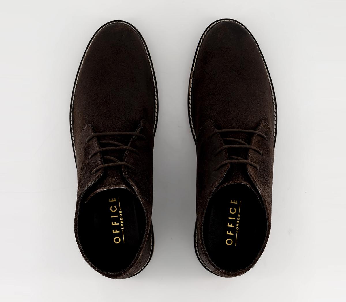 OFFICEBlackburn Waxed Casual Chukka Boots OFFICEBlackburn Waxed Casual Chukka BootsBrown Suede