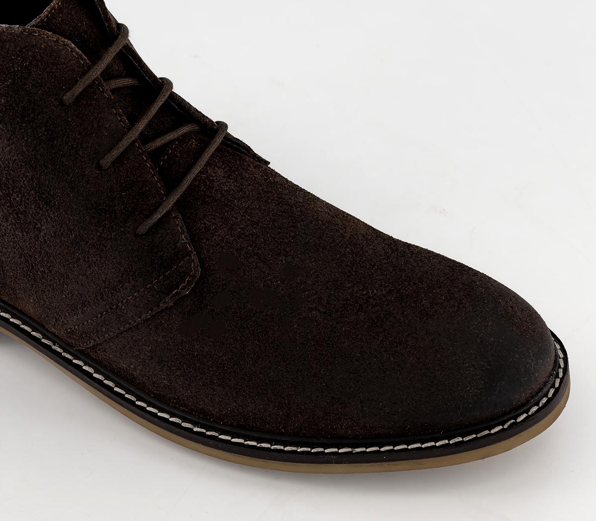 OFFICEBlackburn Waxed Casual Chukka Boots OFFICEBlackburn Waxed Casual Chukka BootsBrown Suede