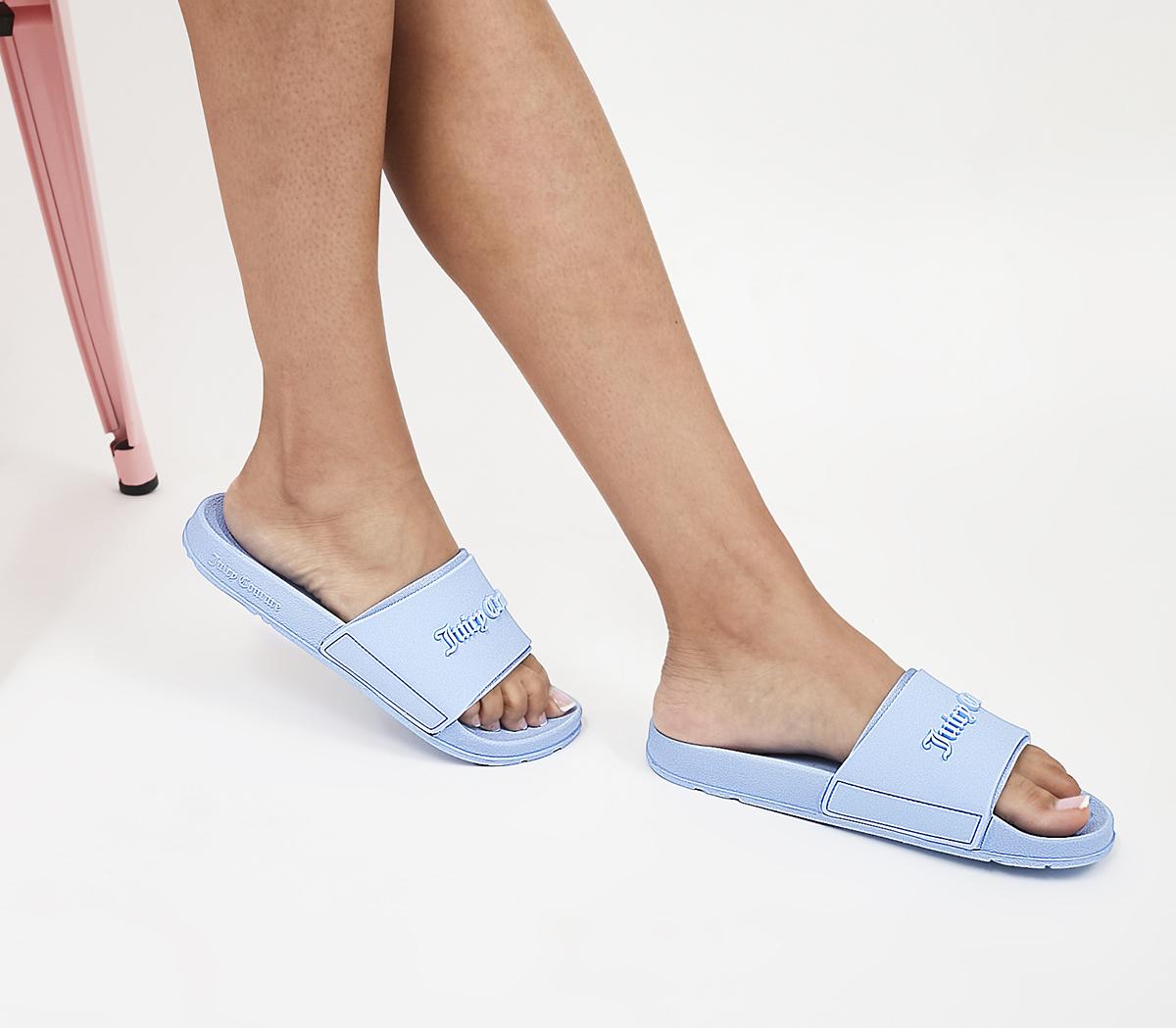 Juicy CoutureBreanna Debossed Sliders Juicy CoutureBreanna Debossed SlidersBaby Blue