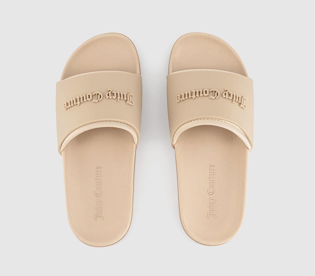 Juicy CoutureBreanna Debossed Sliders Juicy CoutureBreanna Debossed SlidersBrazilian Sand